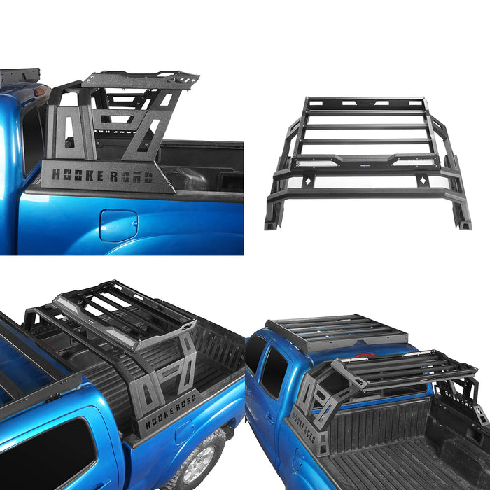 Roof Rack Luggage Cargo Carrier, Bed Rack Cargo Rack, Roll Bar(05-23 Toyota Tacoma) - u-Box