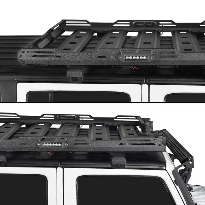 Discovery Hardtop Front Roof Rack Luggage Rack(07-18 Jeep Wrangler JK 4 Doors) - u-Box