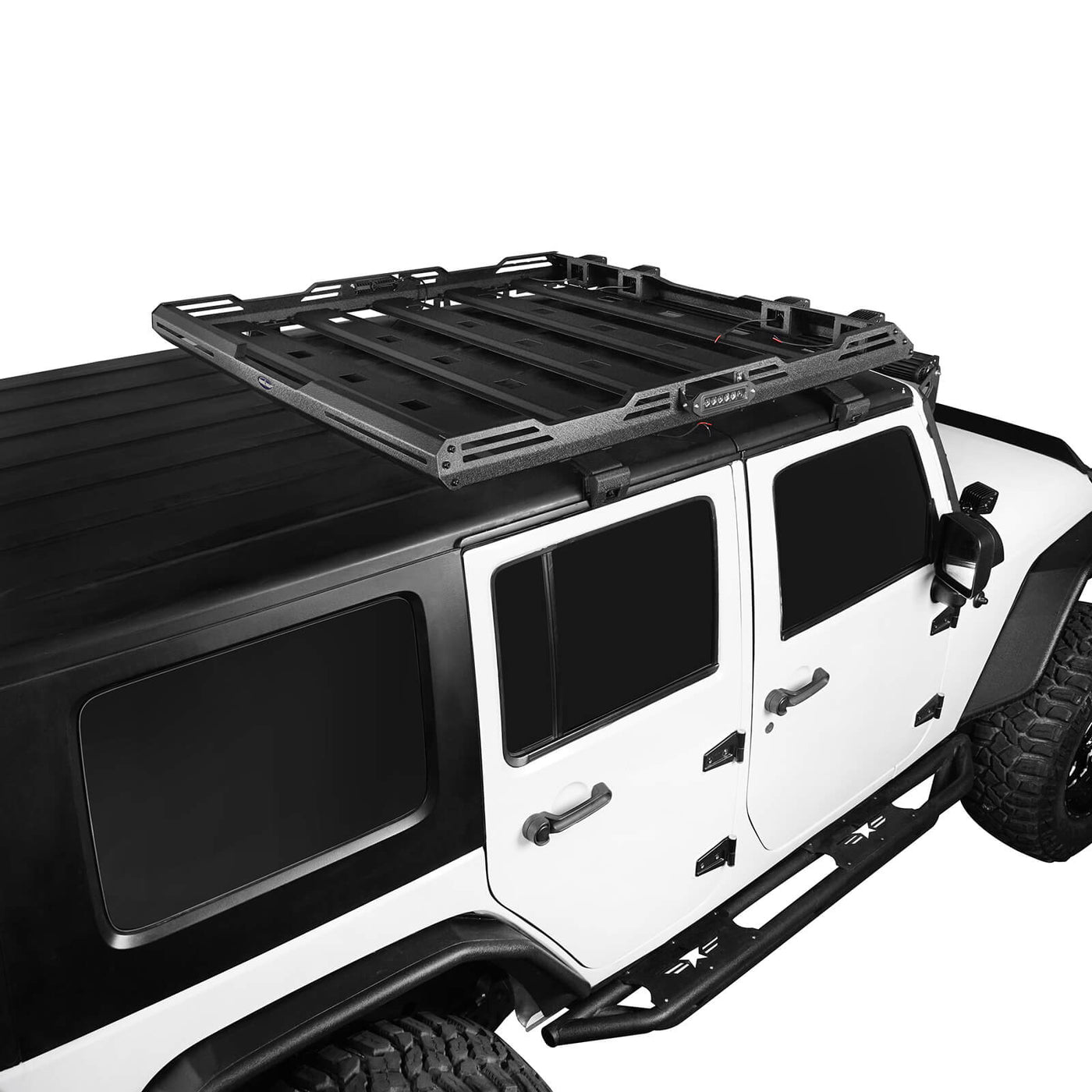 Jeep JK Hard Top Roof Rack Luggage Rack for 20072018 Jeep Wrangler JK