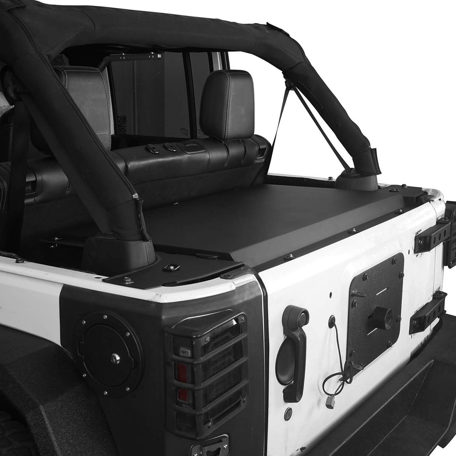 Security Deck Enclosure Jeep Cargo Cover for 20072018 Jeep Wrangler JK