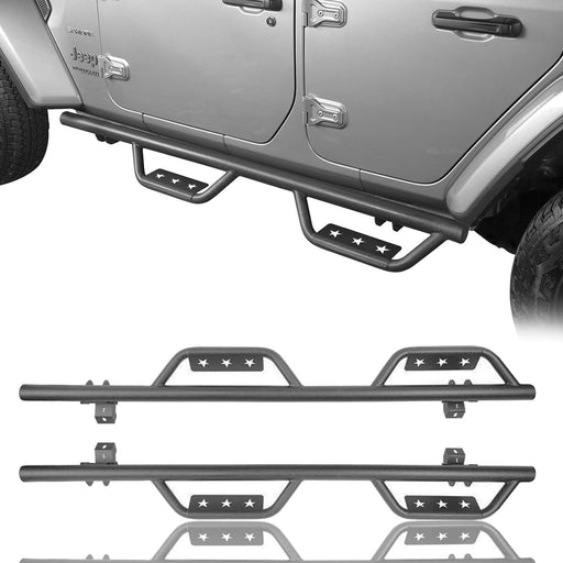 Side Steps Running Boards(18-24 Jeep Wrangler JL 4 Door) - u-Box