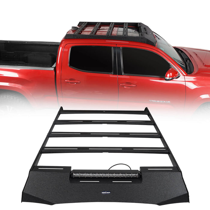 Toyota Tacoma Roof Rack Double Cab for 2005-2023 Toyota Tacoma Gen 2/3 - u-Box Offroad b4020-1