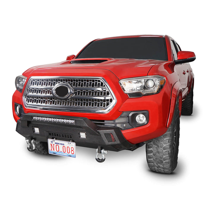 Tacoma Front Bumper Stubby Bumper for 2016-2021 Toyota Tacoma 3rd Gen - u-Box Offroad b4202-2