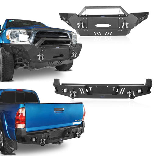 Toyota Tacoma Front & Rear Bumper for 2005-2011 Toyota Tacoma - u-Box Offroad b40014022-2