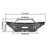 Toyota Tacoma Front Bumper w/Winch Plate for 2005-2011 Toyota Tacoma - u-Box Offroad b4001-10