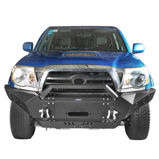 Toyota Tacoma Front Bumper w/Winch Plate for 2005-2011 Toyota Tacoma - u-Box Offroad b4001-2