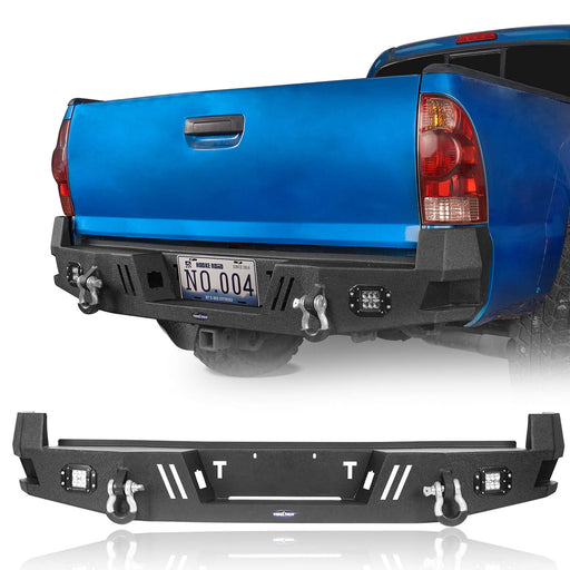 Toyota Tacoma Rear Bumper for 2005-2015 Toyota Tacoma 2nd Gen - u-Box Offroad b4022-1