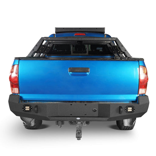 Toyota Tacoma Rear Bumper w/2 ×18W LED Floodlights for 2005-2015 Toyota Tacoma - u-Box Offroad b4011-s-2