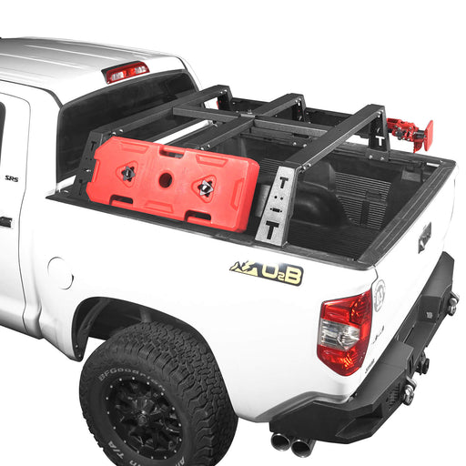 Hooke Road Toyota Tundra Bed Rack MAX 13" High Bed Rack for Toyota Tundra 2014-2019 BXG606 Toyota Tundra Parts u-Box offroad 2
