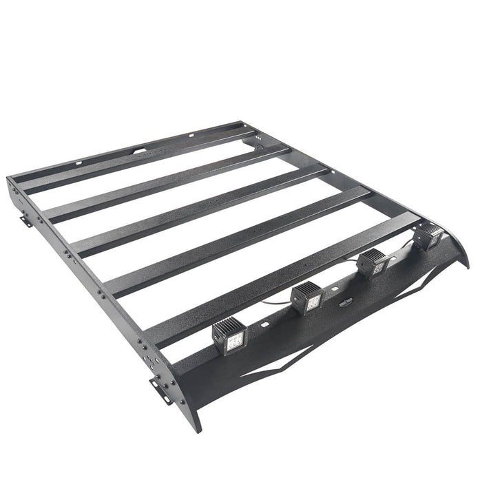 Hooke Road Toyota Tundra Crewmax Roof Rack Cargo Carrier for Toyota Tundra 2014-2019 bxg605 u-Box Offroad 9