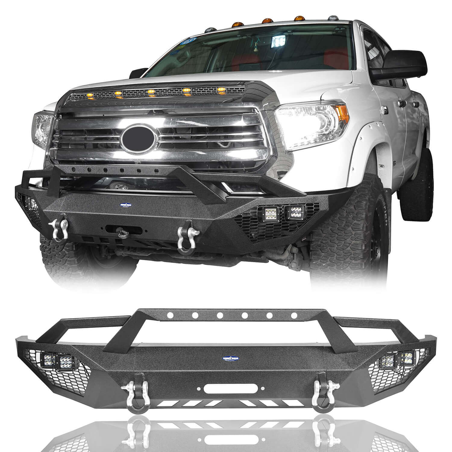 Toyota Tundra Front Bumper Full Width Bumper for 2014-2021 Toyota ...
