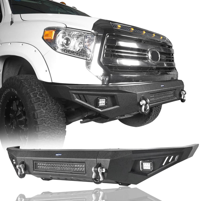 Front Bumper / Rear Bumper / Roll Bar Bed Rack for 2014-2021 Toyota Tundra b5001+b5002+5006 2