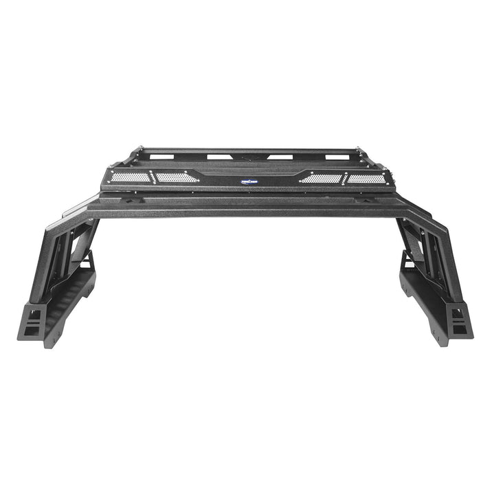 Hooke Road Toyota Tundra Roll Bar Bed Rack for 2014-2019 Toyota Tundra BXG607 u-Box Offroad 8