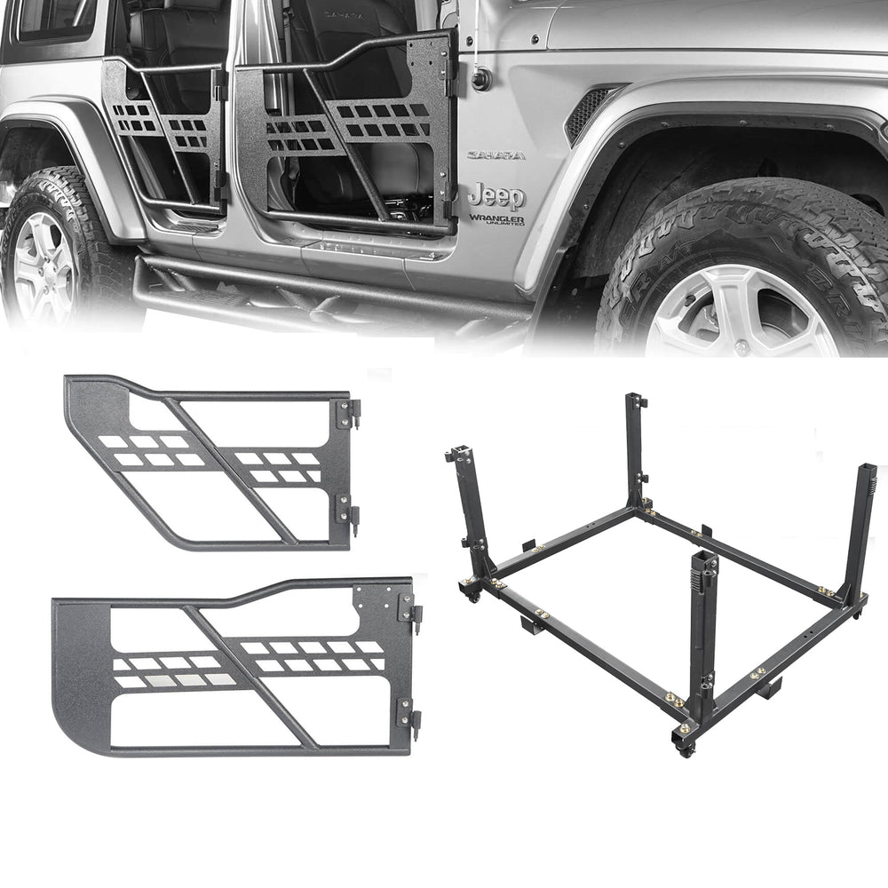Tubular Door & Rock Crawler Door Storage(20-24 Jeep Gladiator JT & 18-24 Jeep Wrangler JL) - u-Box