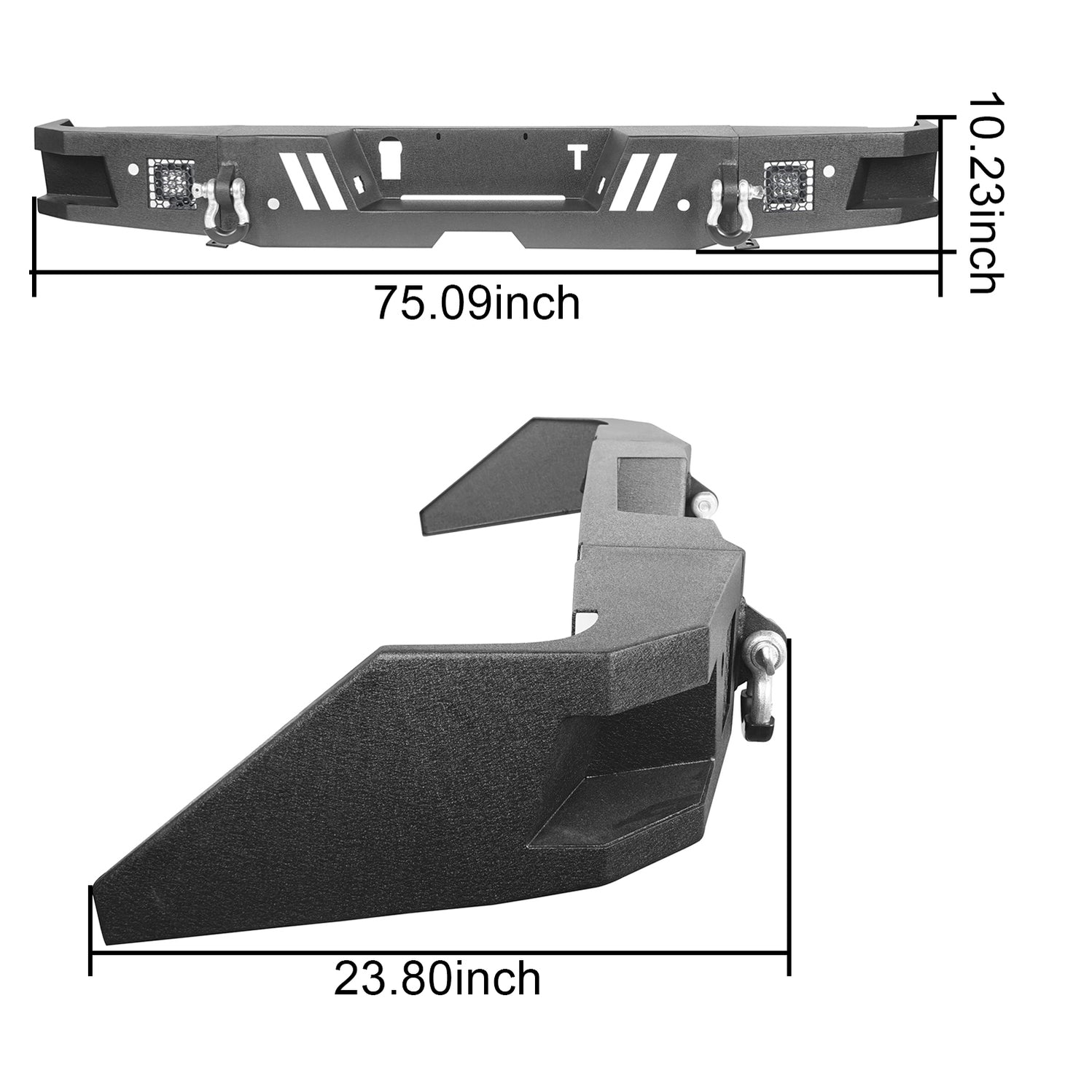 Front Bumper & Back Bumper for 20142021 Toyota Tundra uBox Offroad
